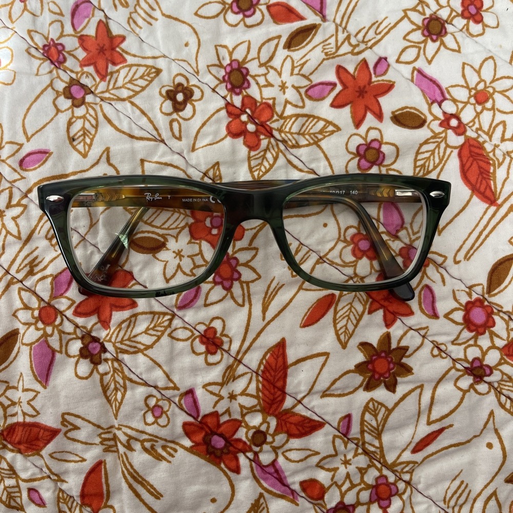 Ray Ban RB5228 5630 Eyeglasses 50-17-140 Polished Green FRAMES ONLY